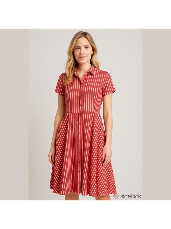J. Peterman Dresses & Skirts - J Peterman Company Striped Dress with Pockets cruise vacation beach holiday